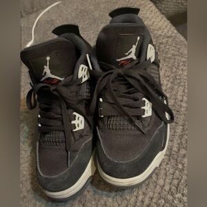 Air jordan 4 retro se black canvas gs